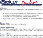 Catalyst Online Journal